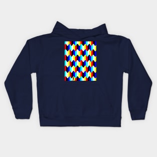 Rainbow stripes Kids Hoodie